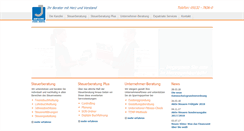 Desktop Screenshot of jantschke-steuerberater.com
